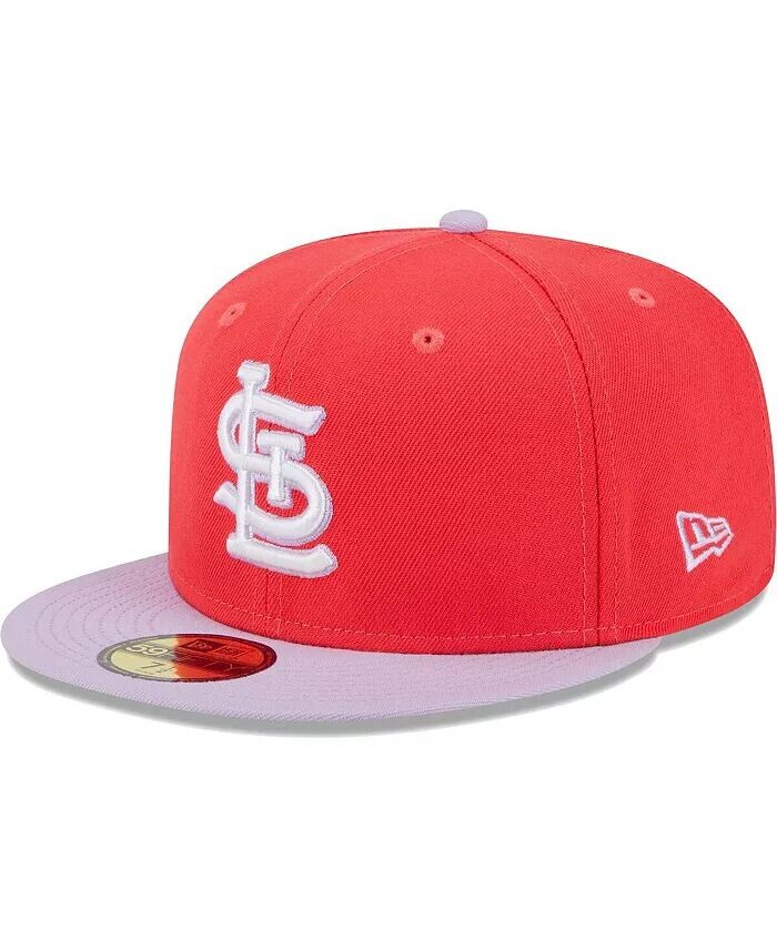 

Мужская красная, лавандовая двухцветная шляпа St. Louis Cardinals Spring Color 59FIFTY New Era, красный