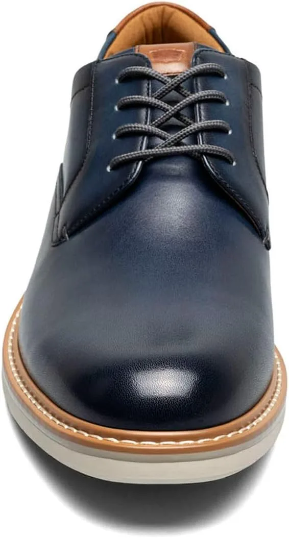 Мужские туфли Oxford Florsheim Norwalk с гладкой передней частью, темно-синий — фото 2