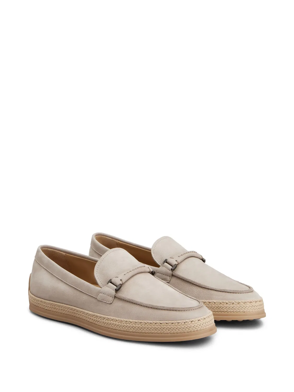 Замшевые лоферы Tod's, бежевый — фото 2