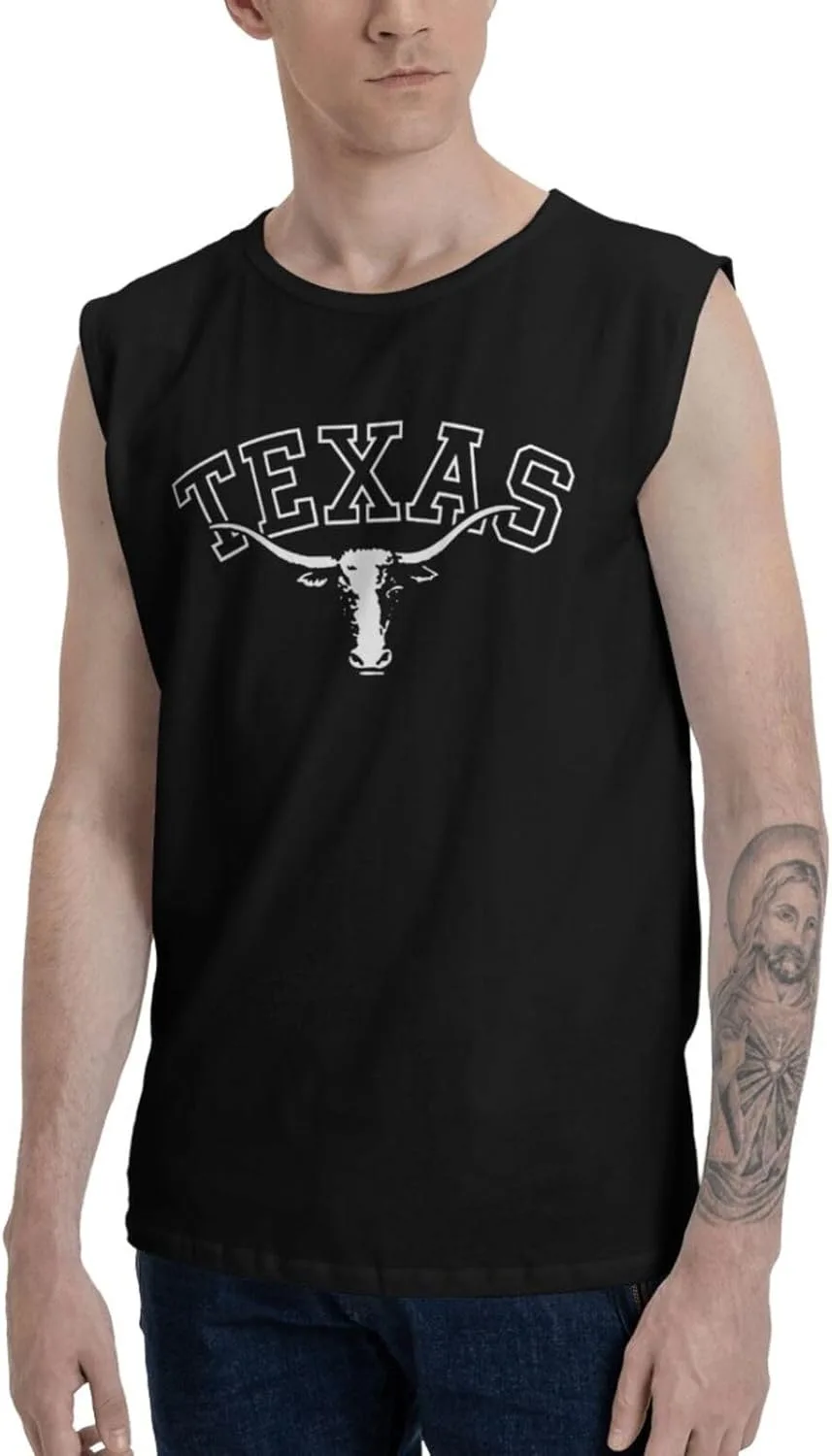 

Texas Longhorn Lone Star State Texas Strong Tanks Shirts Men's ERUYQIGU
