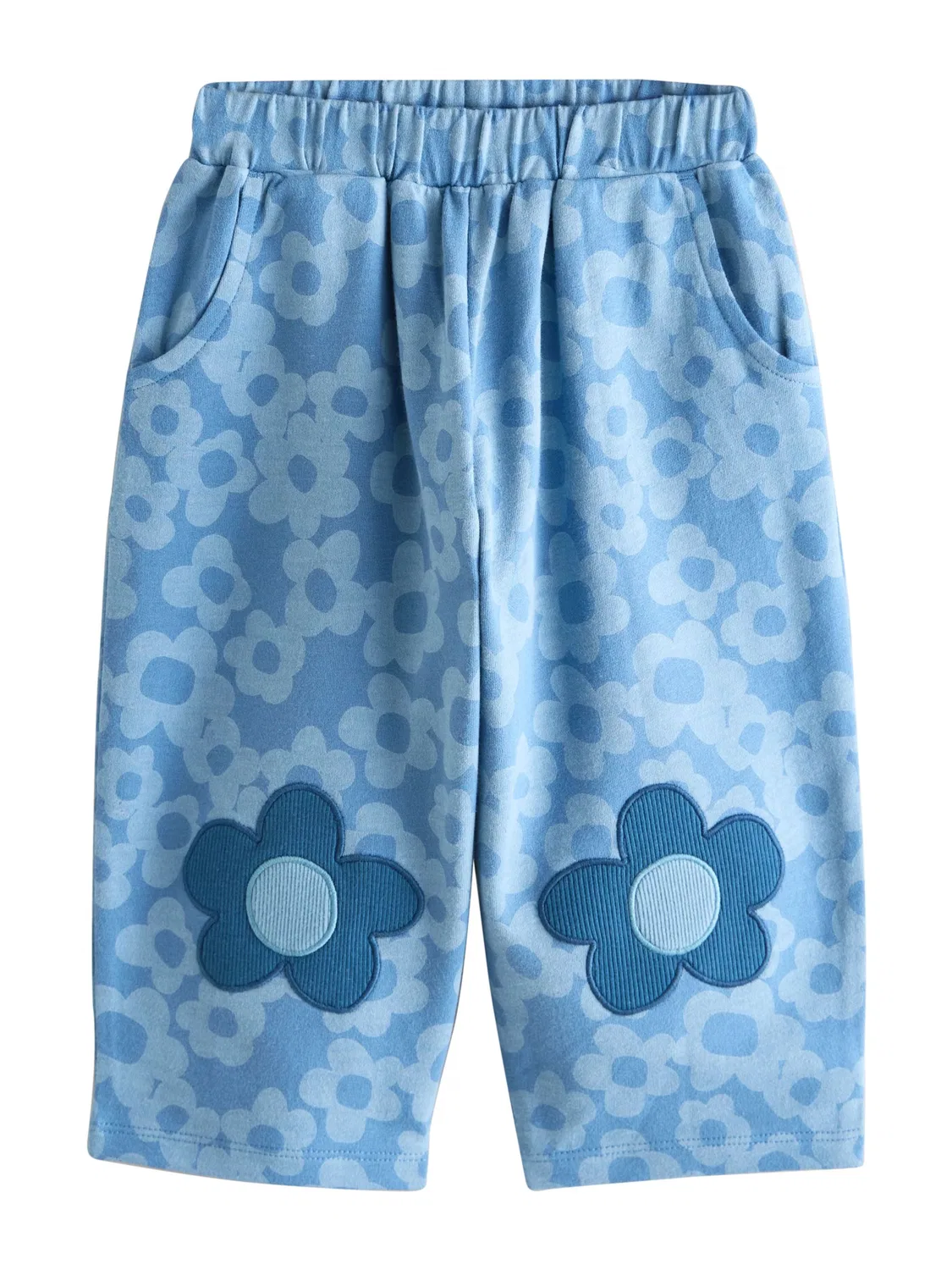 Бочкообразные штаны Next, Blue/Blue Denim/Light Blue