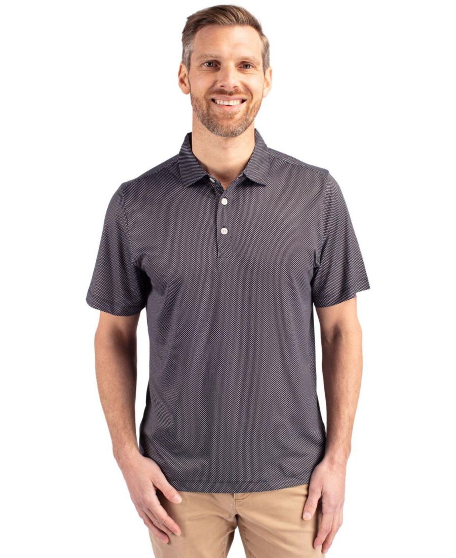 

Футболка-поло Pike Eco Symmetry Print Stretch Recycled Shirt больших размеров для высоких и крупных мужчин Cutter & Buck, Black/white, Белый, Футболка-поло Pike Eco Symmetry Print Stretch Recycled Shirt больших размеров для высоких и крупных мужчин Cutter