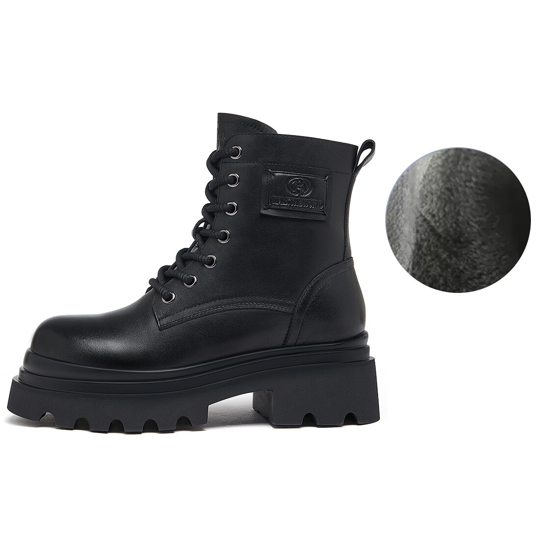

Ботинки Martin Boot женские Camel, черный