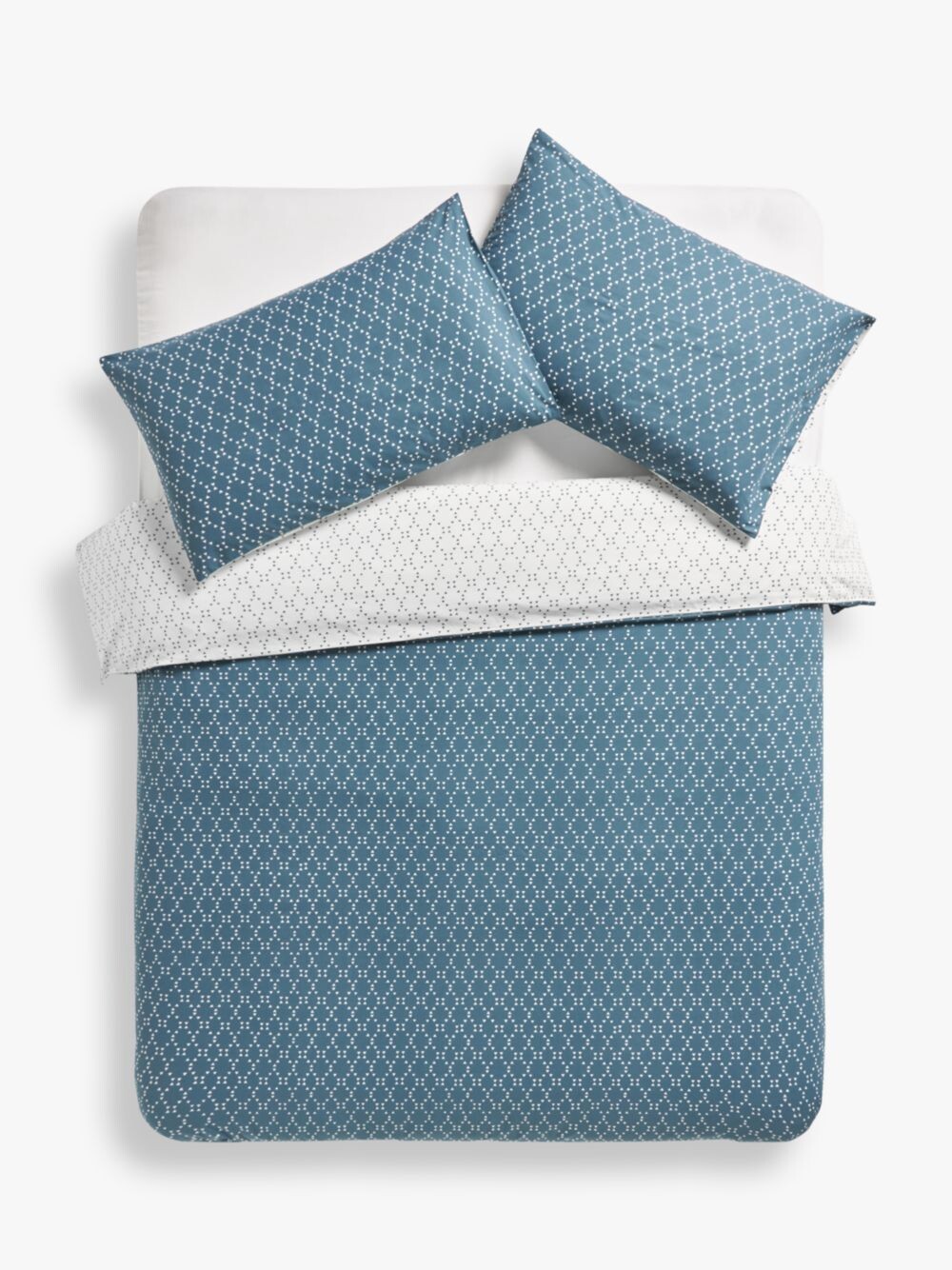 

Комплект пододеяльников John Lewis Diamond Ditsy, темно-синий
