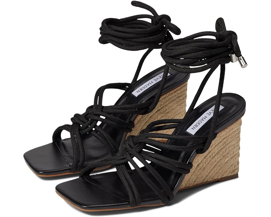 

Туфли Steve Madden Idolized Wedge Sandal, черный