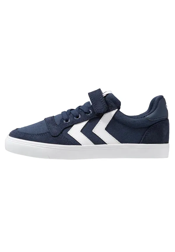 Кроссовки Hummel Slimmer stadil low jr trainers, синий — фото 2
