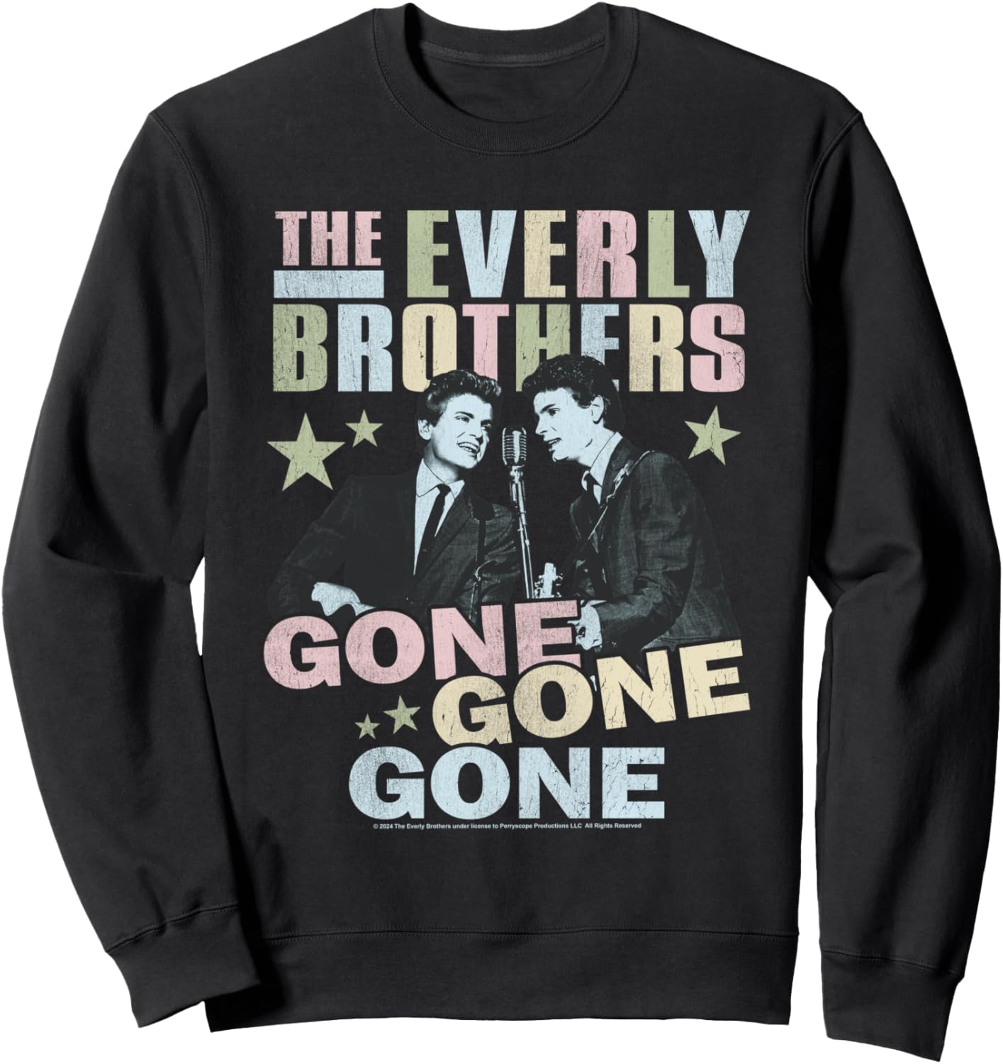 

Толстовка The Everly Brothers Gone Gone Gone Popfunk, черный