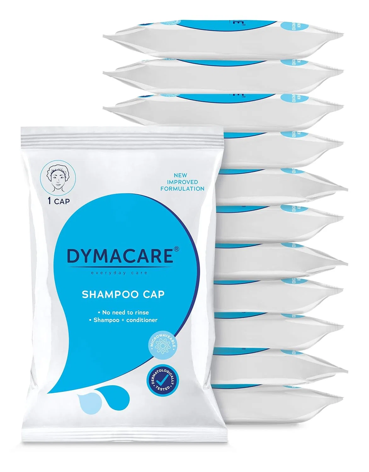 Шапочка-шампунь DYMACARE для мытья волос без воды Dymacare