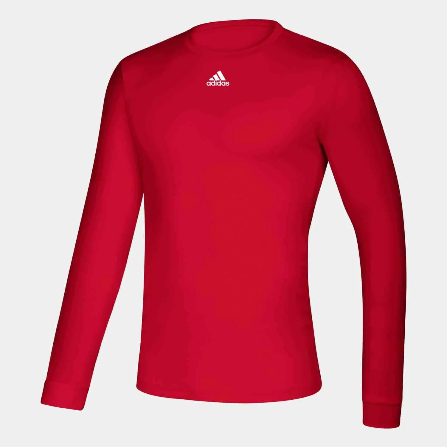 Футболка с длинным рукавом Adidas Creator - мужская тренировочная, красно-белый