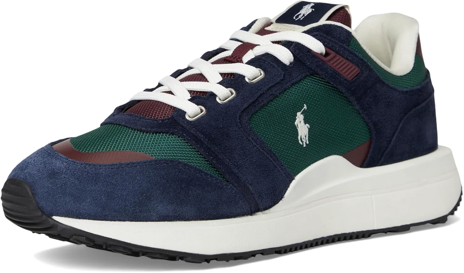 Мужские кроссовки Polo Ralph Lauren Train 89 из замши и оксфорда — фото 2