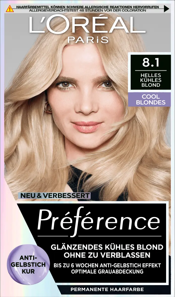 

Краска для волос 8.1 Cool Blonde Copenhagen 1 шт. L'Oreal