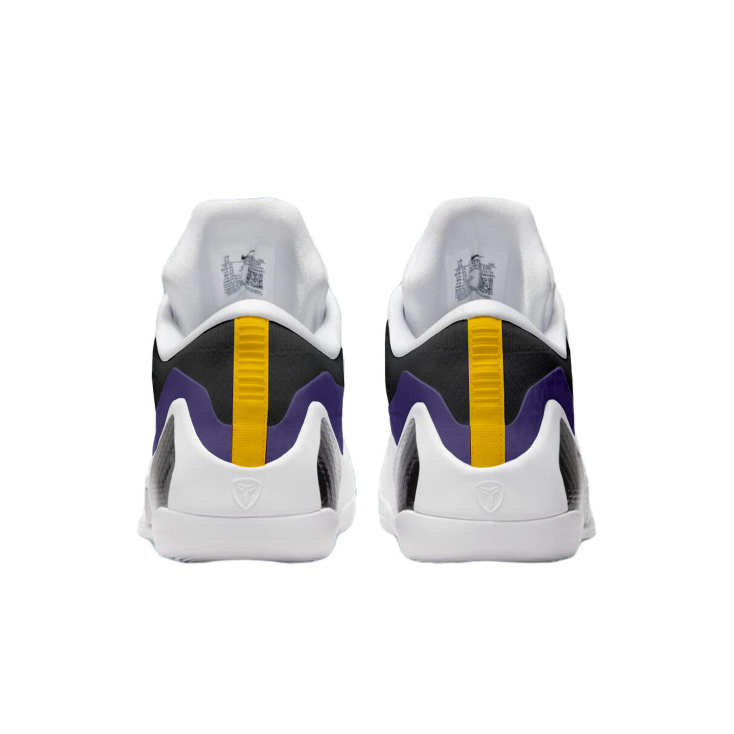 Nike Kobe 9 Противоскользящие Износостойкие Низкие Баскетбольные Кроссовки Унисекс Черный Золотой — фото 4
