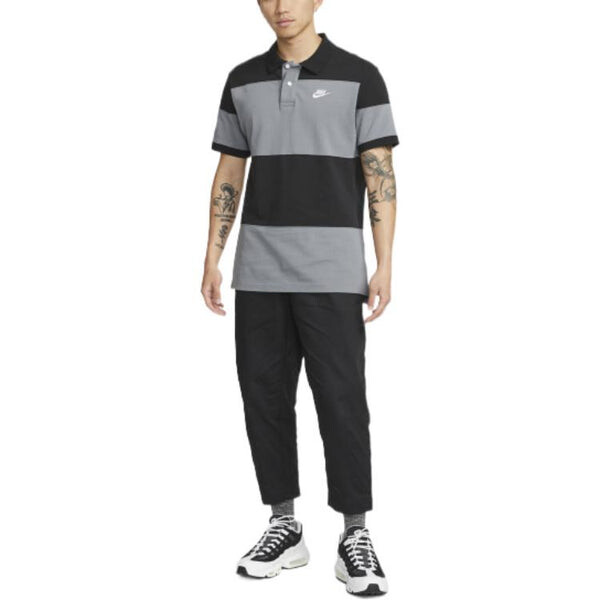 Брюки men's solid color lacing sports pants/trousers/joggers black Nike, мультиколор — фото 3
