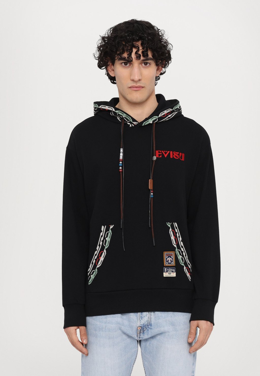 

Толстовка с капюшоном TOTEM SEAGULL HOODIE Evisu, черный