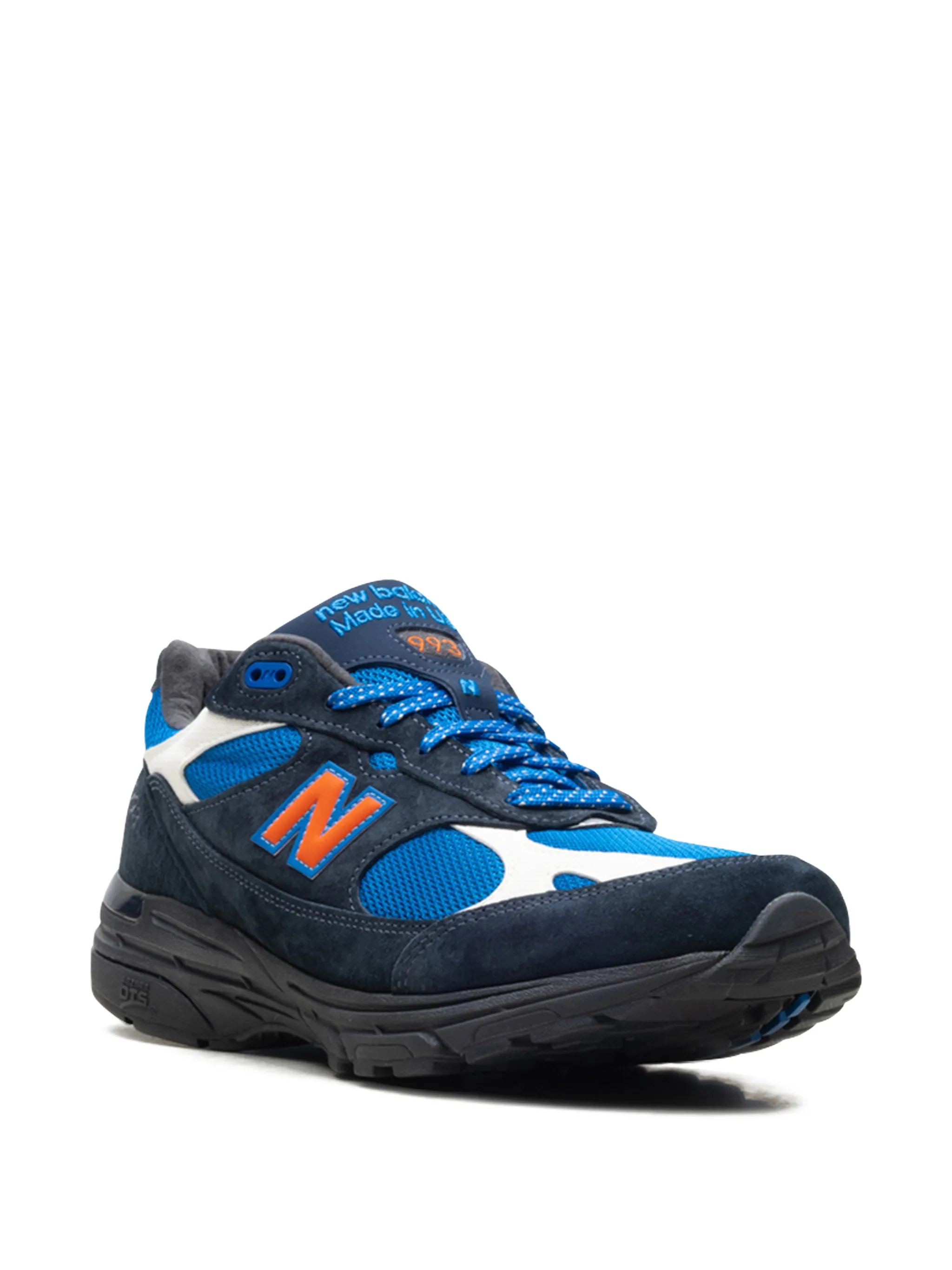 Кроссовки со вставками из коллаборации с Kith New Balance, синий — фото 2