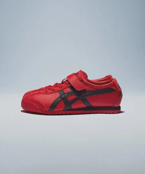 Детские кроссовки Onitsuka Tiger MEXICO 66 KIDS красные