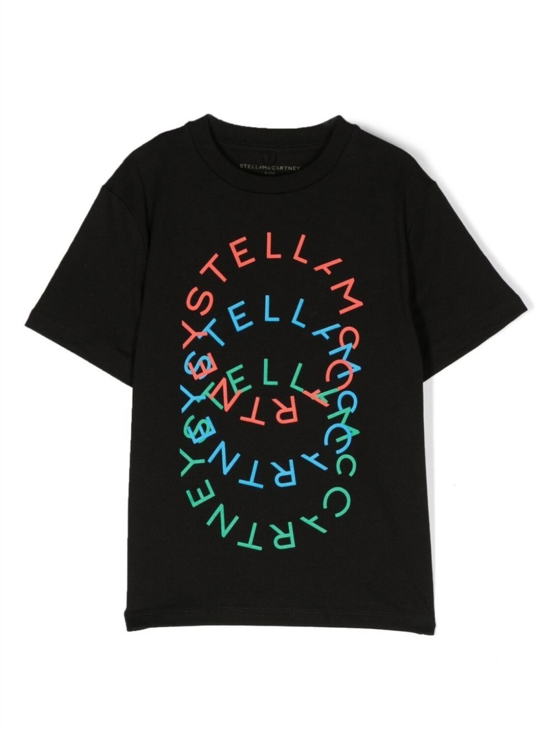 

Stella McCartney Kids футболка с логотипом, черный