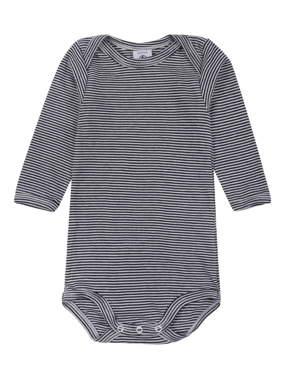 Боди с принтом (комплект из трех штук) Petit Bateau, белый — фото 2