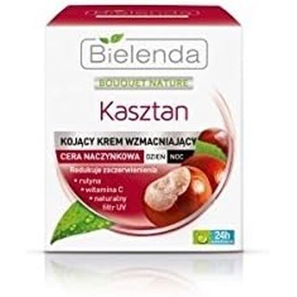 

Каштановый капиллярный дневной и ночной крем для кожи 50мл, Bielenda