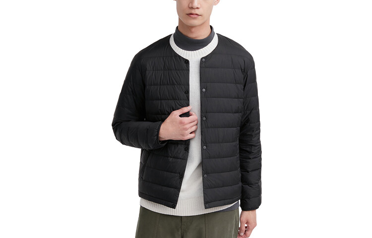

Мужской пуховик UNIQLO, цвет Black