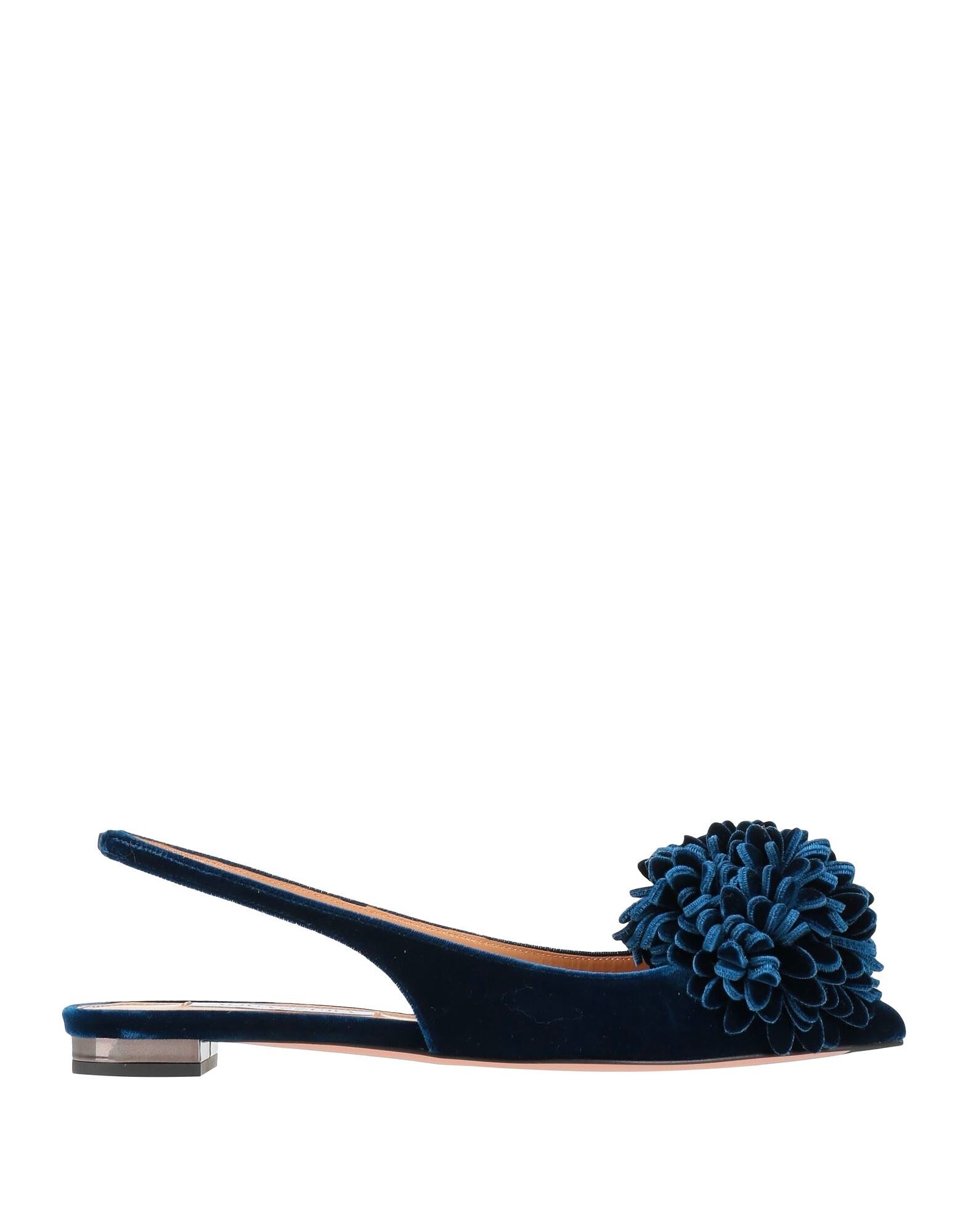 Балетки Aquazzura, темно-синий