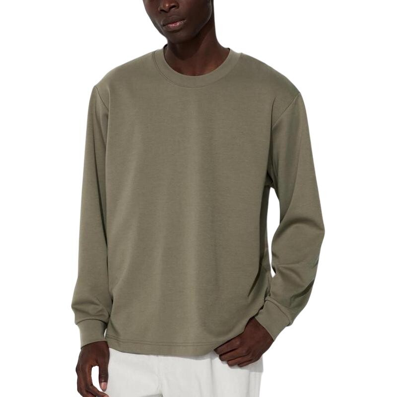

Футболка мужская оливковая Uniqlo, оливковый