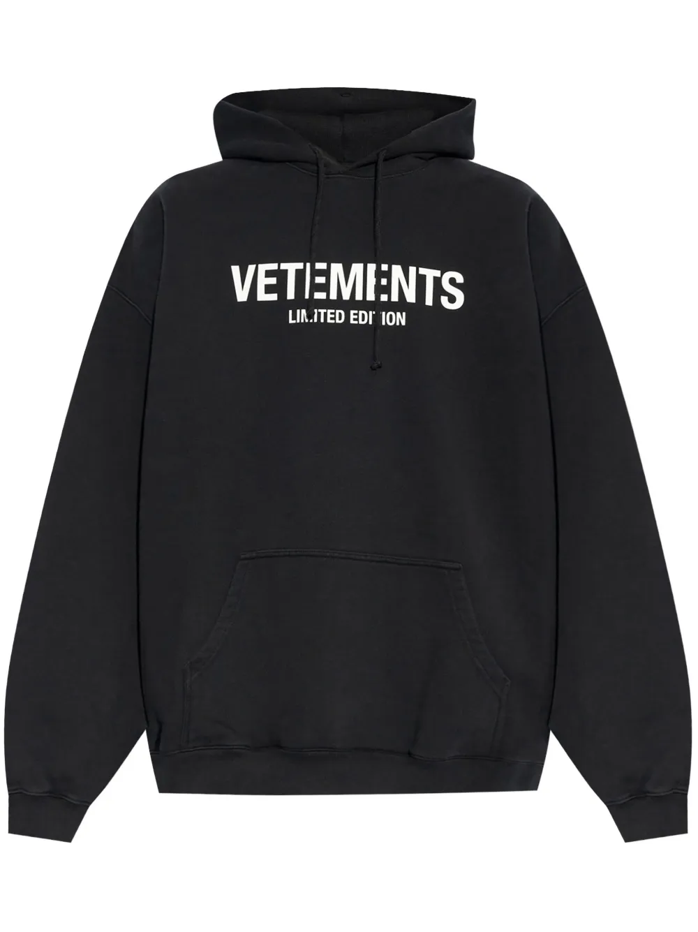 

Худи с логотипом VETEMENTS, черный