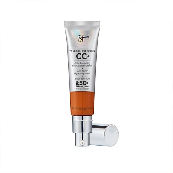 

Основа под макияж с полным покрытием Cc+ Cream Full-Coverage Foundation With Spf 50+ It Cosmetics, цвет rich honey