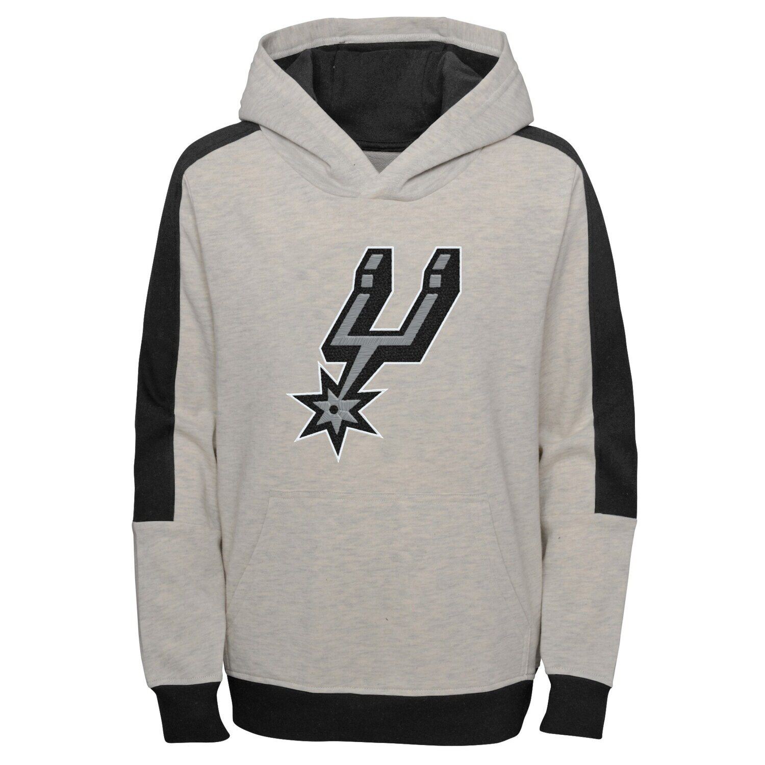

Молодежный серый пуловер с капюшоном San Antonio Spurs Live Outerstuff