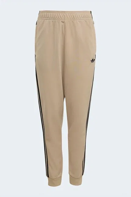 Спортивные штаны детские из полиэстера Adidas Originals, бежевый — фото 2