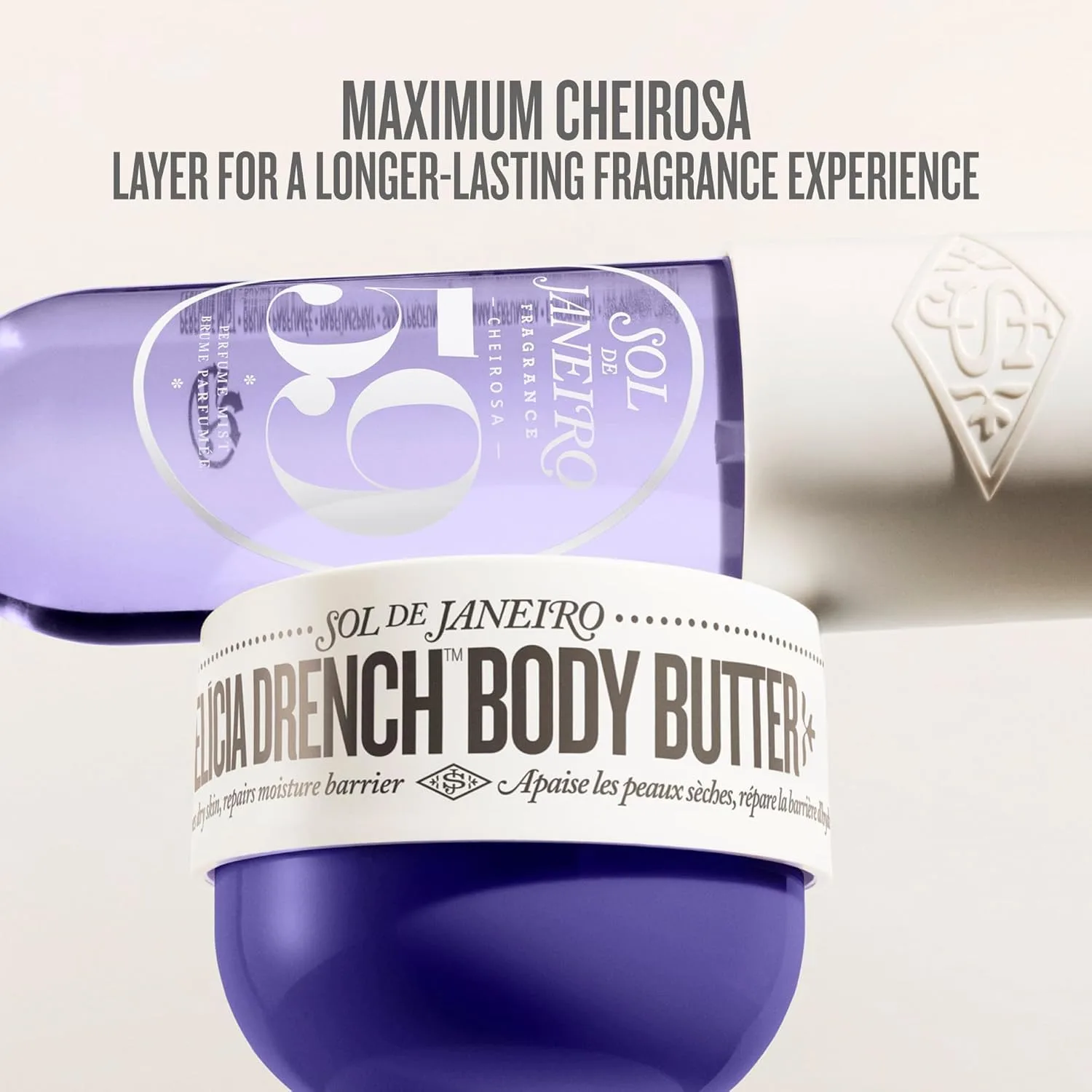 Sol de Janeiro Deeply Moisturizing Delicia Drench Body Butter & Cheirosa 59 Hair and Body Fragrance Mist Duo 8.1 fl oz. — фото 2