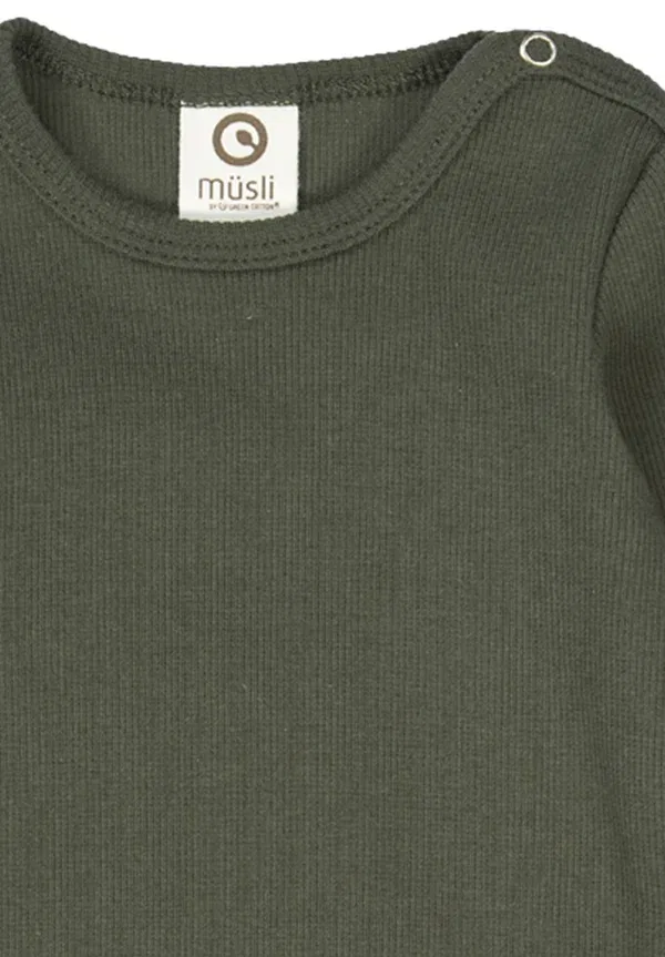 Футболка Body Müsli By Green Cotton, темно-зеленый — фото 3