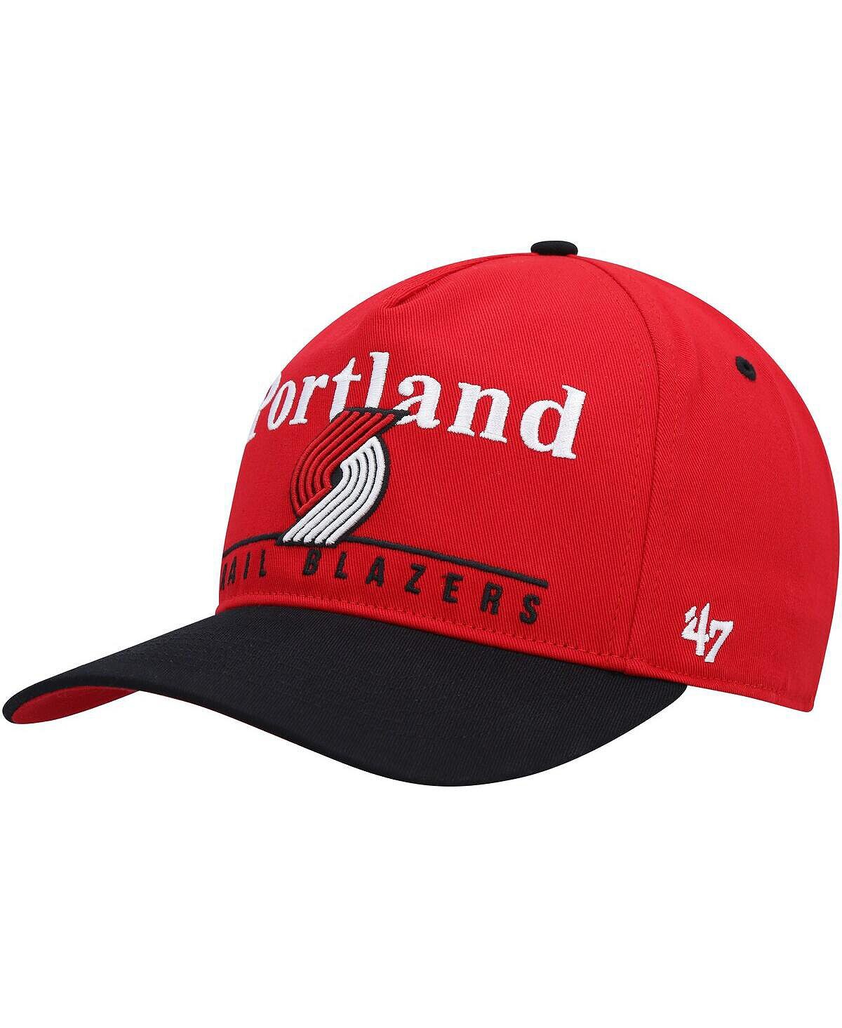 

Мужская красно-черная регулируемая кепка Portland Trail Blazers Super Hitch '47 Brand