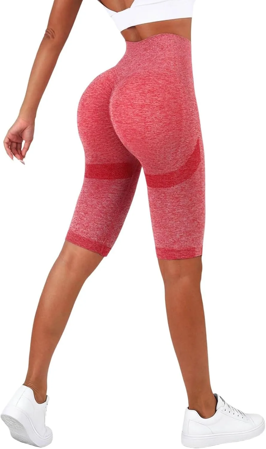 

Женские капри-леггинсы с эффектом подтяжки ягодиц, высоким поясом и контролем живота BJUTIR