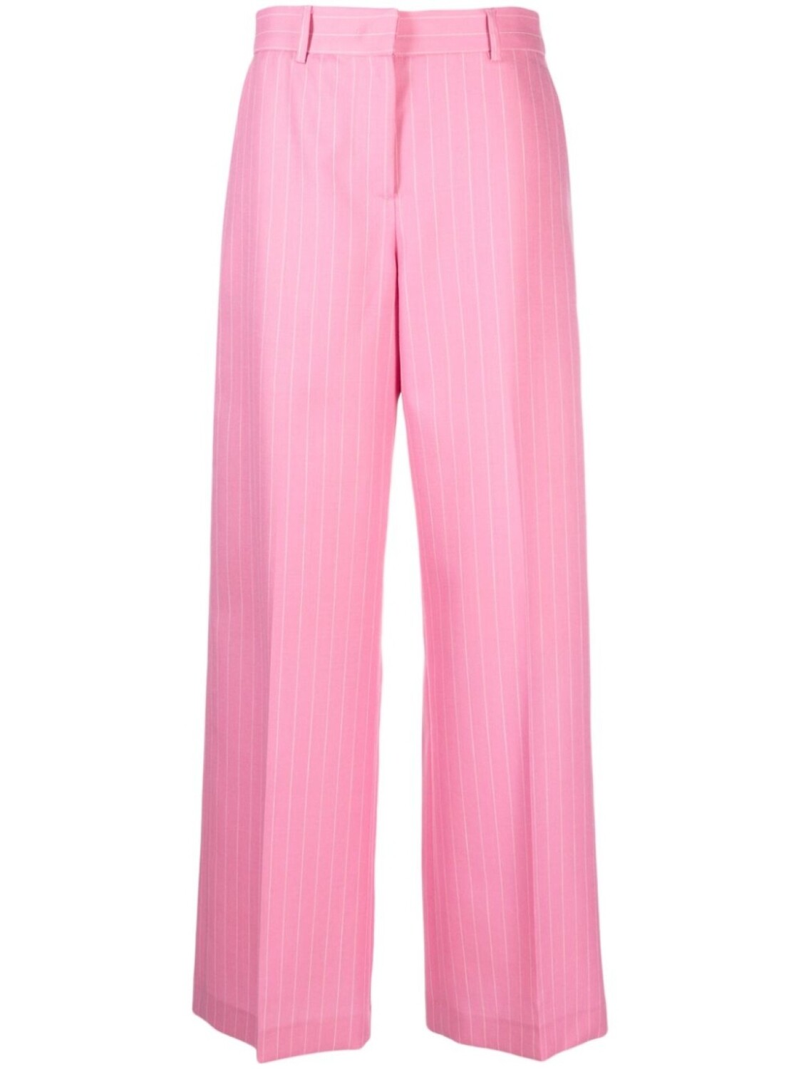 

Широкие брюки в тонкую полоску MSGM, розовый