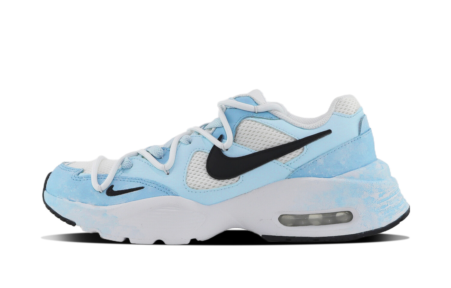 

Кроссовки Nike Air Max Fusion Lifestyle Shoes Women's Low-top Blue/white/black, голубой, Синий, Кроссовки Nike Air Max Fusion Lifestyle Shoes Women's Low-top Blue/white/black, голубой