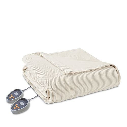 

Одеяло из микрофлиса с подогревом Beautyrest, цвет Ivory