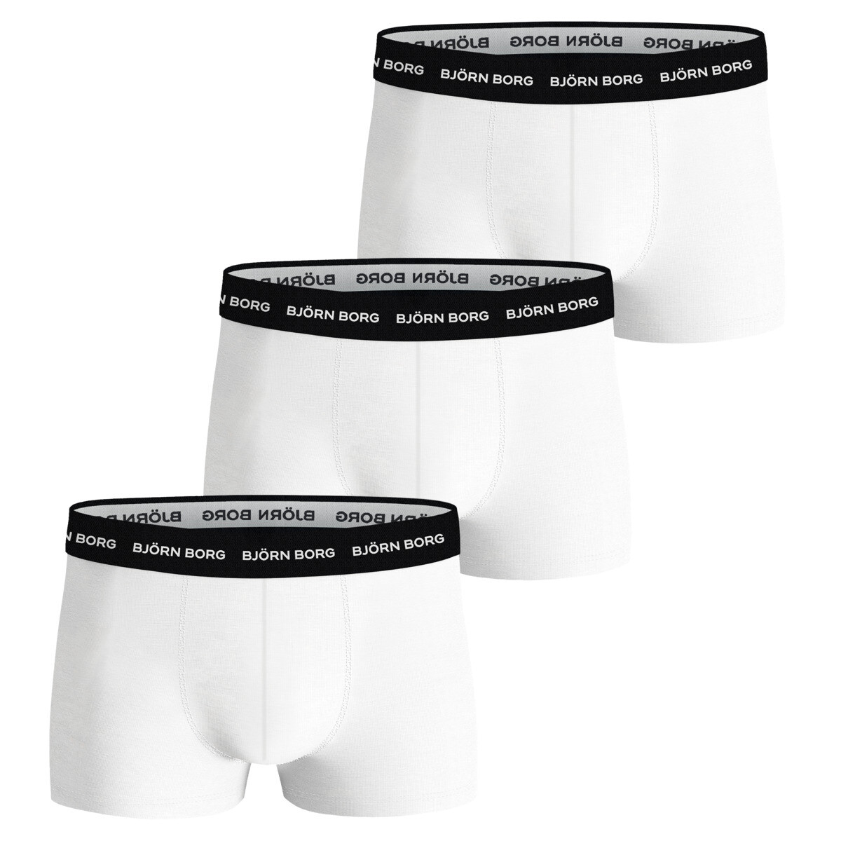 

Боксеры Björn Borg Boxershorts Cotton Stretch Trunk 3 шт, белый