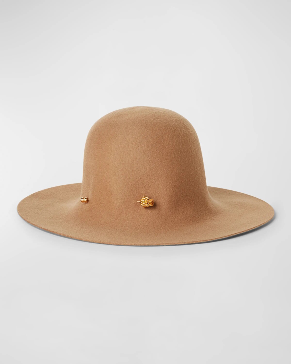 

Эвелин Кашемировая фетровая шляпа Loro Piana, цвет Light Tan