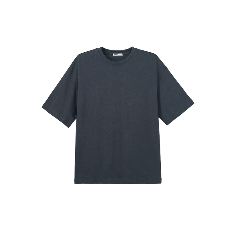 

Футболка мужская с круглым вырезом Moderate SPAO, charcoal серый