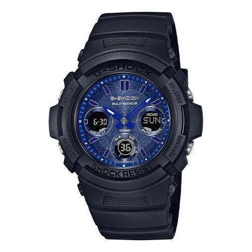 

Часы CASIO G-Shock Analog-Digital 'Black Blue', черный