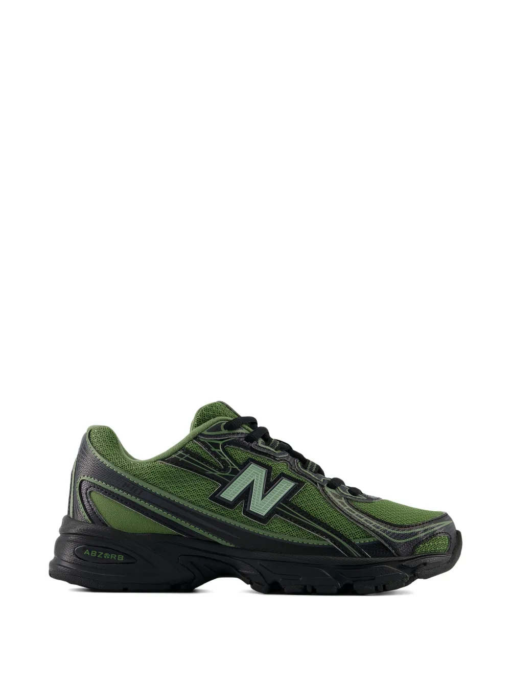 Сетчатые кроссовки 740 New Balance Kids, зеленый — фото 2