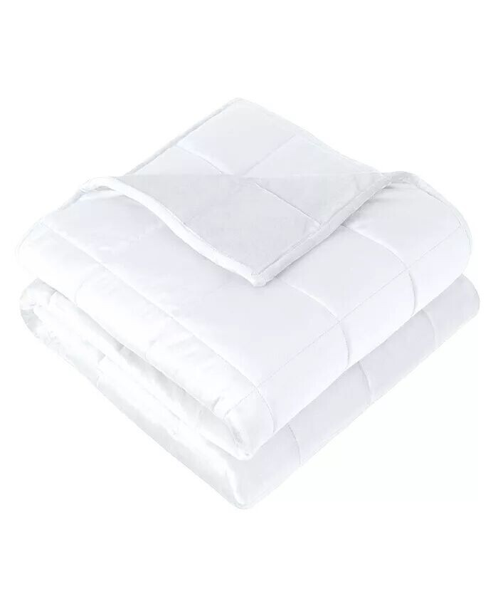 

Утяжеленное одеяло, 25 фунтов (80 x 87 дюймов) Bare Home, белый