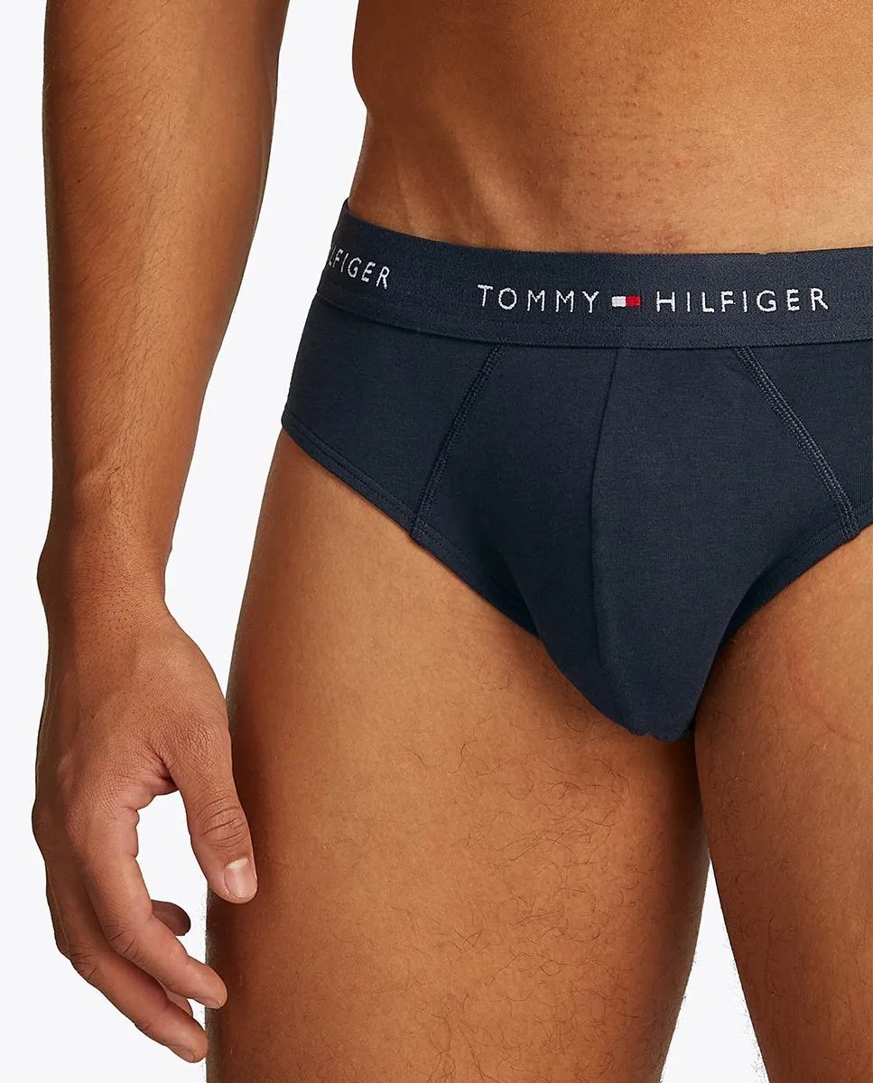Упаковка из 3 трикотажных трусов Tommy Hilfiger, тёмно-синий — фото 4