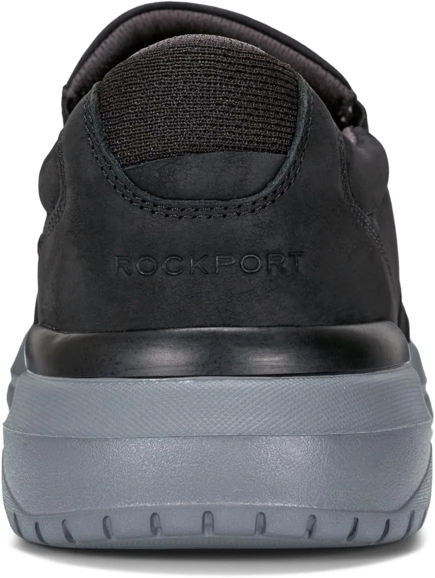 Мужские кроссовки Rockport Jaimin, Black Leather — фото 2