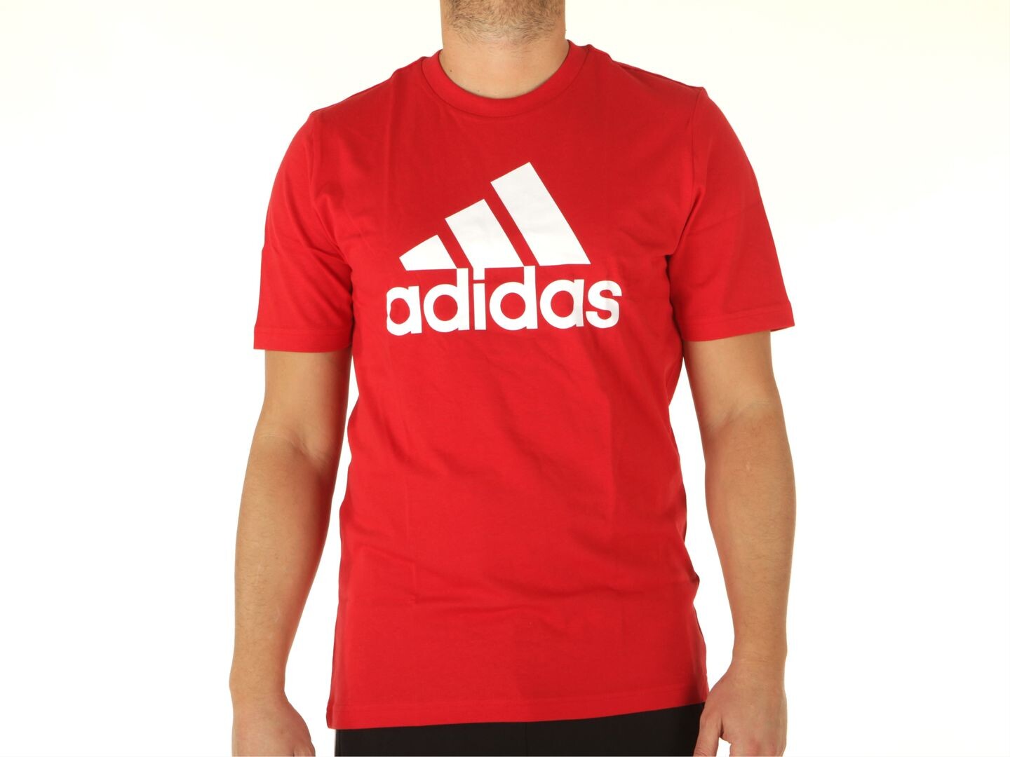 

Футболка мужская Adidas с большим логотипом, красный