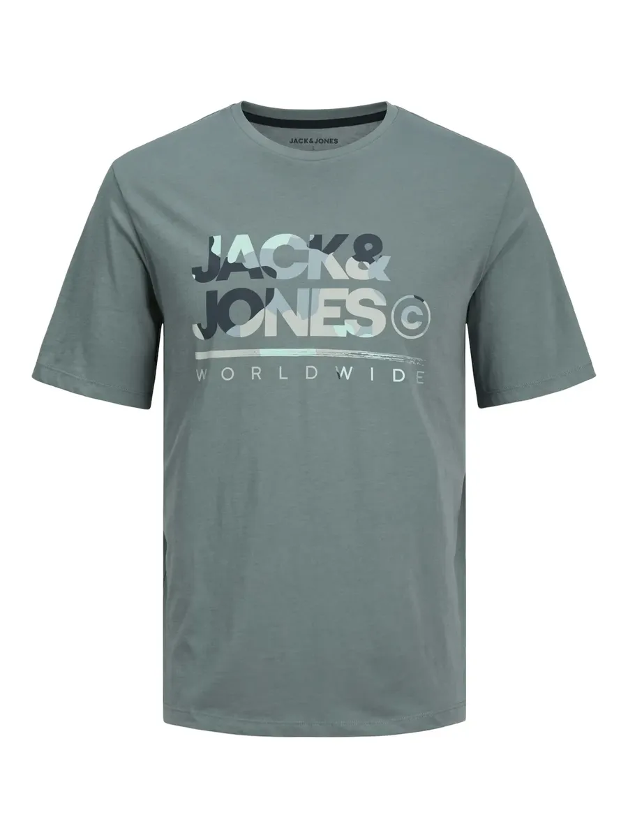 

Детская футболка Jack & Jones "JJLUKE TEE SS CREW NECK JNR" Jack & Jones Junior, цвет Goblin Blue Print:Big