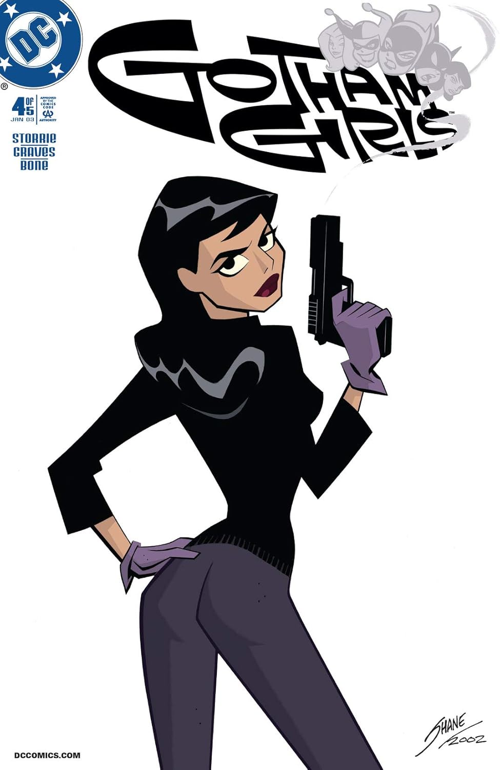 

Gotham Girls #4 with Renee Montoya on the cover (DC Comics)