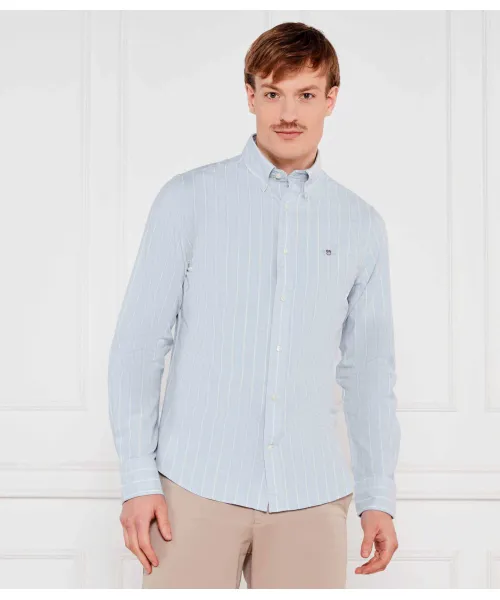 

Рубашка Slim fit Gant, синий