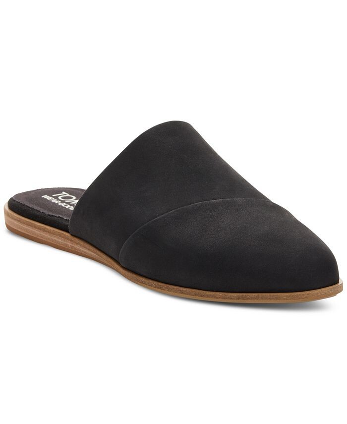 

Женские нефритовые мюли без шнуровки на плоской подошве TOMS, черный